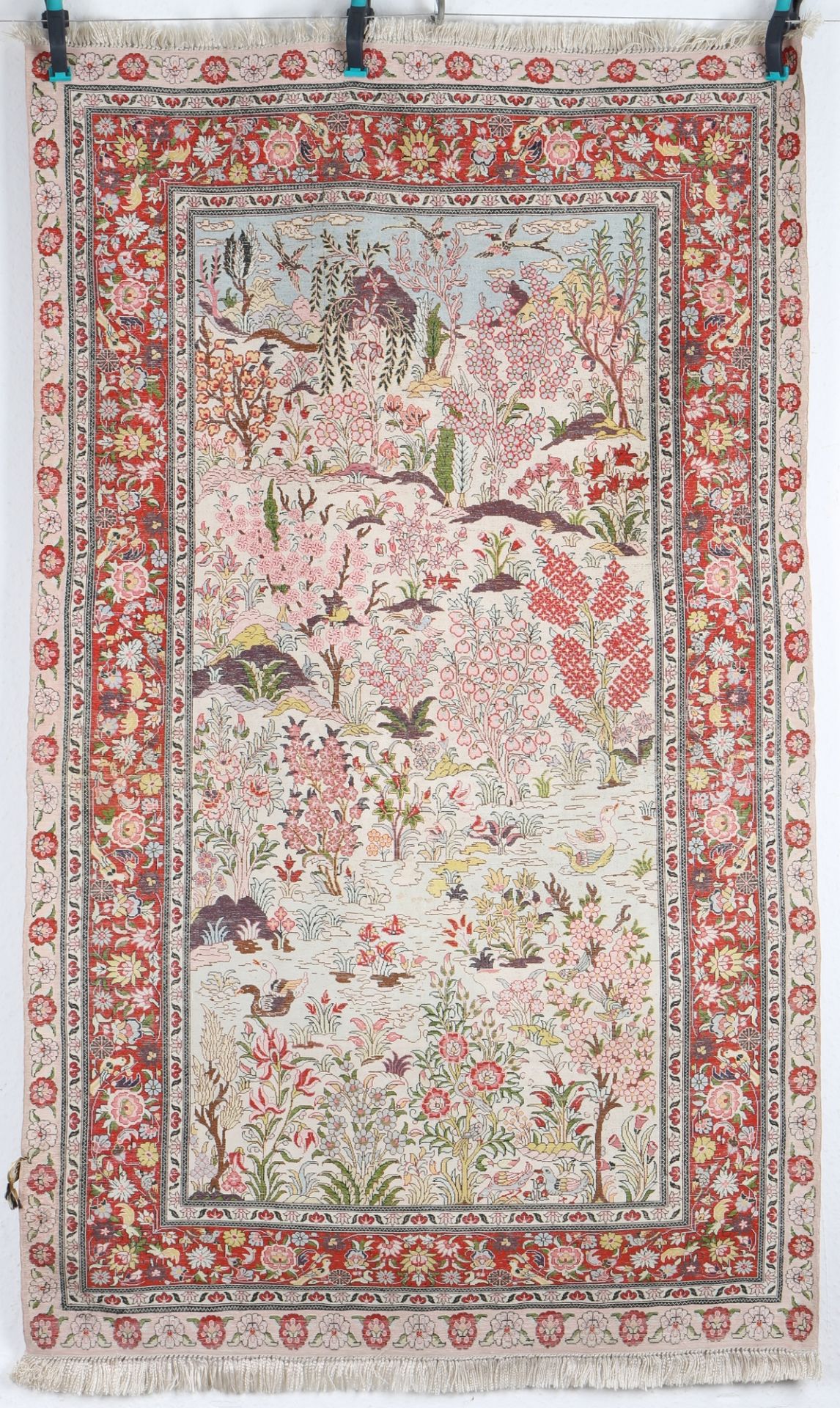 Seidenteppich, silk carpet, - Bild 5 aus 5