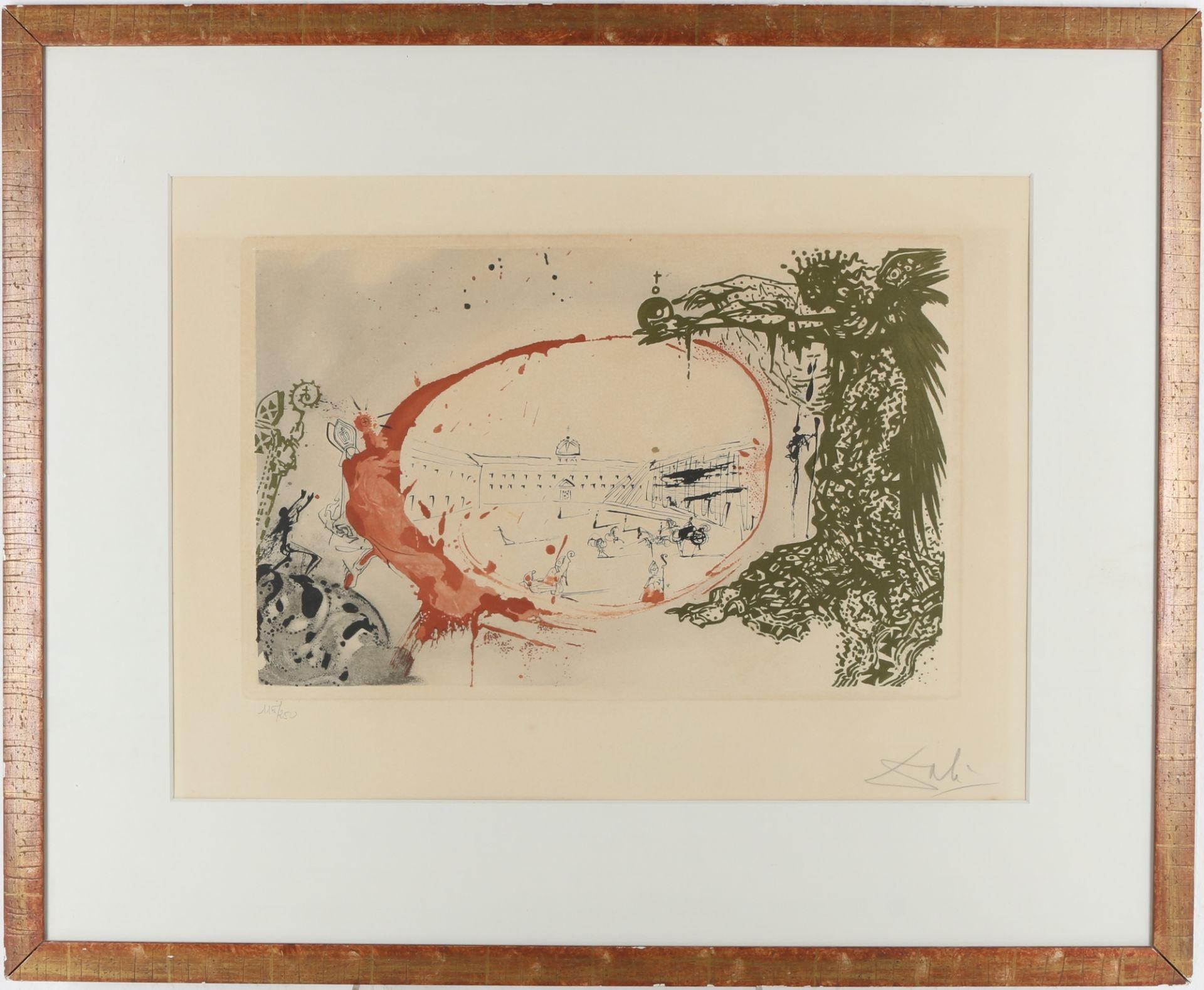 Salvador Dali (1904-1989) Visions de paradis, modern art, (Aus: Calderón, La Vie est un songe) - Bild 2 aus 4