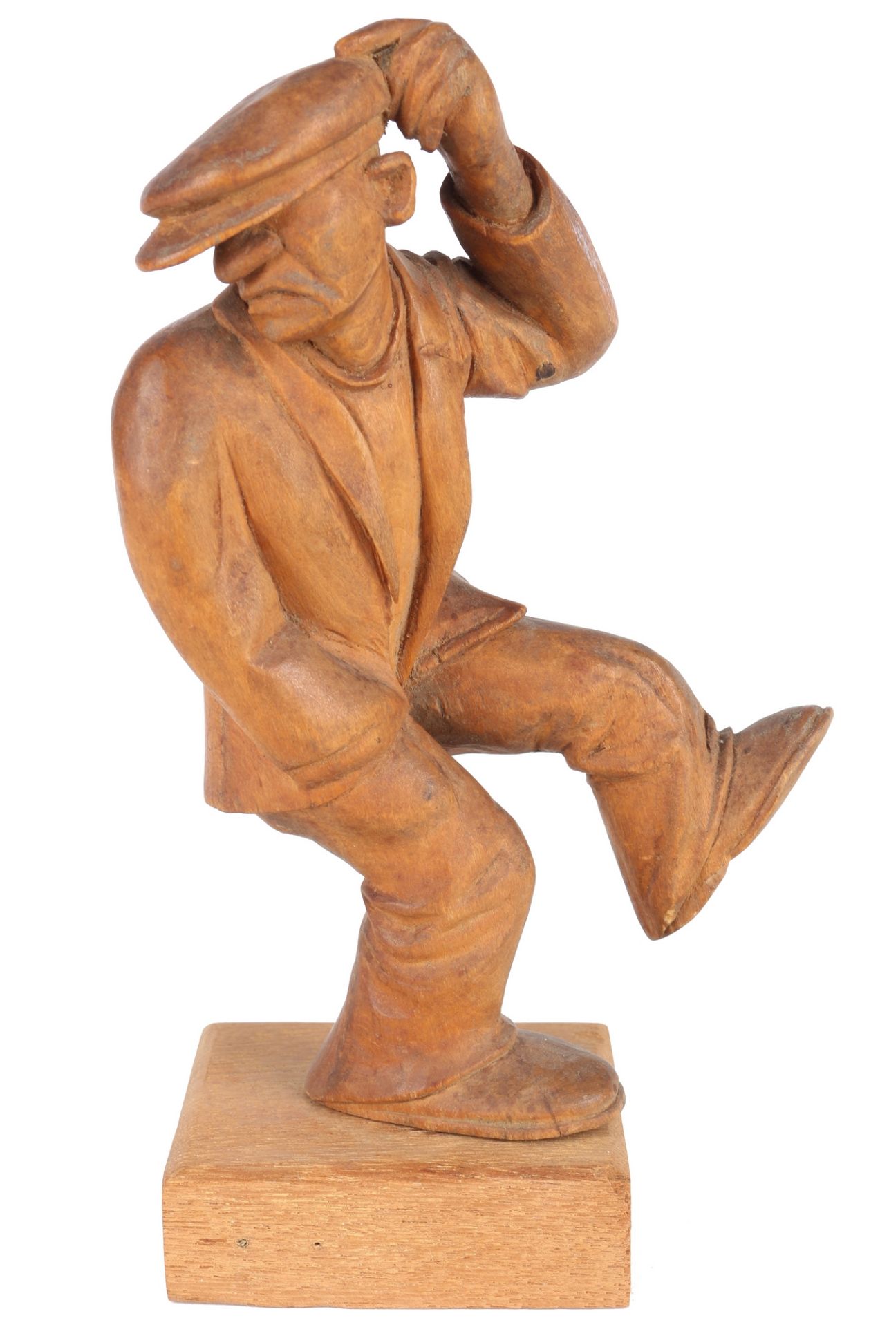 Ludwig Kunstmann (1877-1961) Holzfigur betrunkener Seemann, drunk sailor,