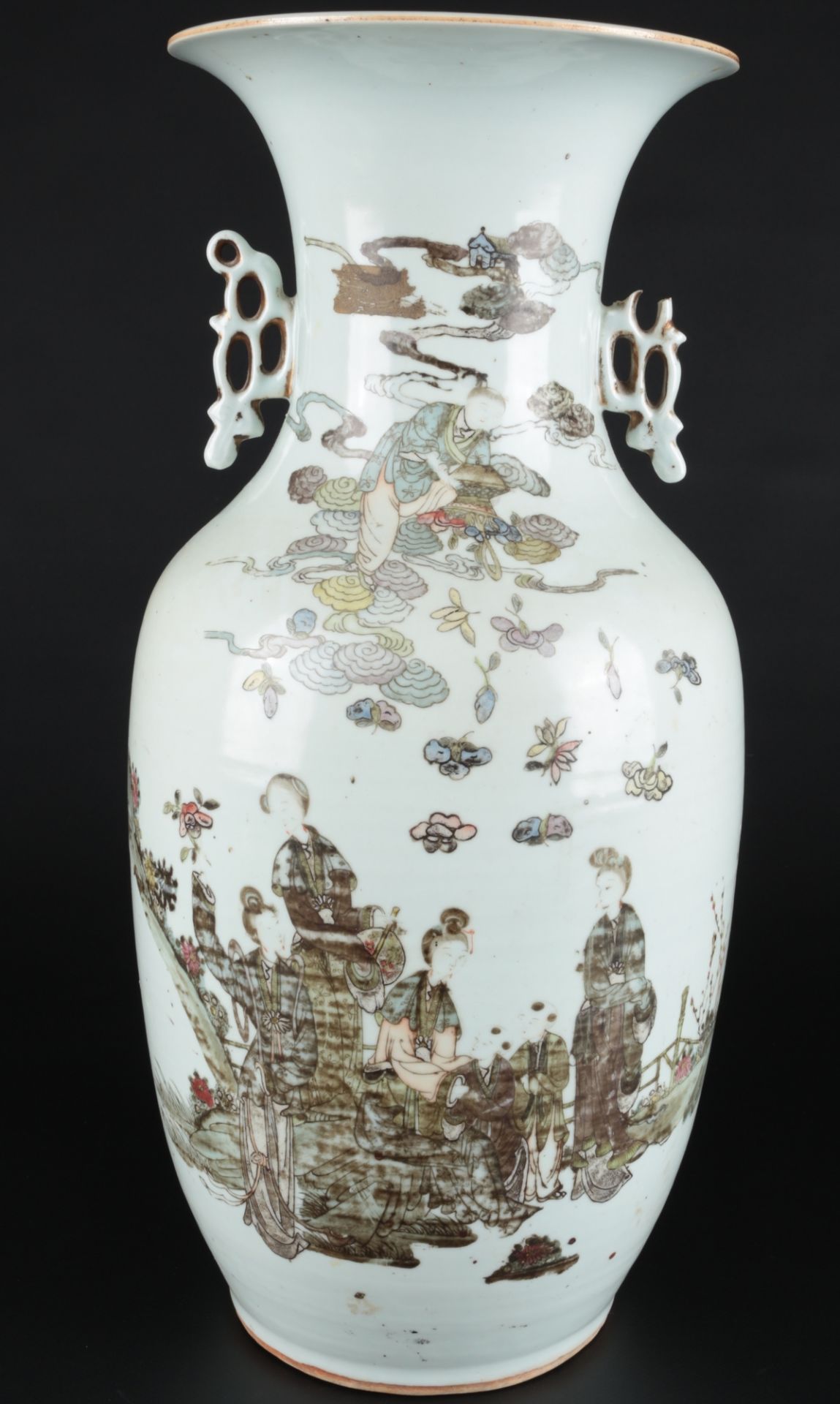 China große Vase Kuang-hsü 1875-1908, chinese large vase,