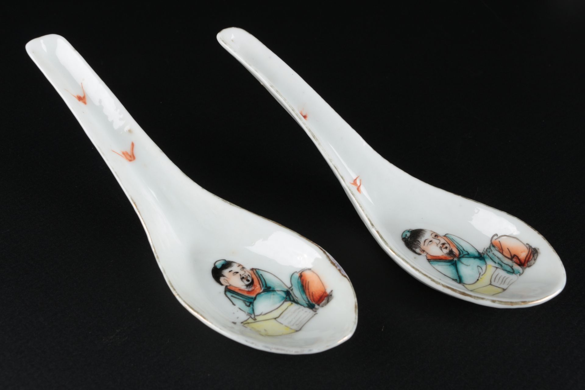 China 6 Löffel diverse Dekore, chinese spoons, - Bild 2 aus 5