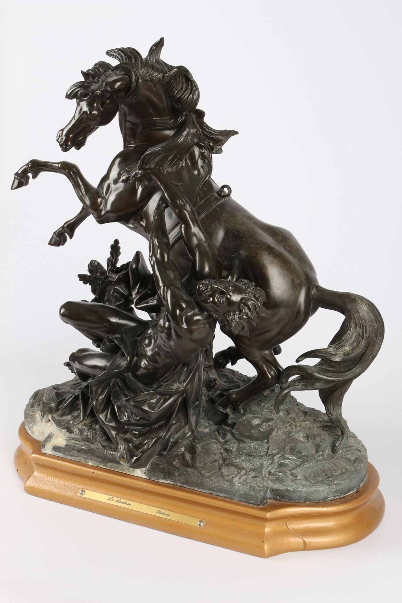 Philippe Poitevin (1831-1907) Le Bonheur - Das Glück, neoclassical sculpture, - Bild 3 aus 7