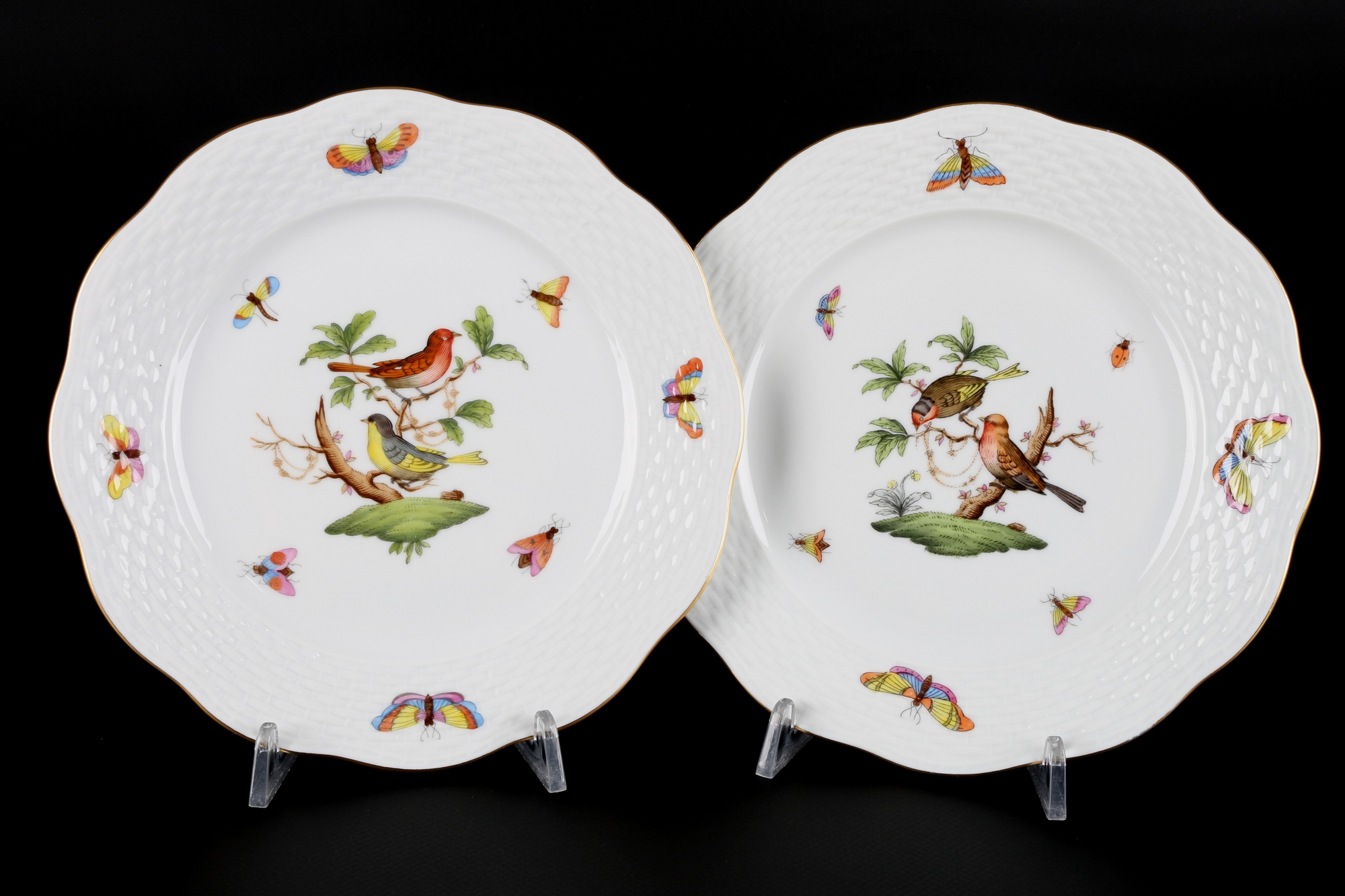 Herend Rothschild Dejeuner, coffee / tea set for 2 pers., - Image 3 of 7