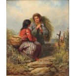 James John Hill (1811-1882) Frauen am Wegrand, women by the wayside,
