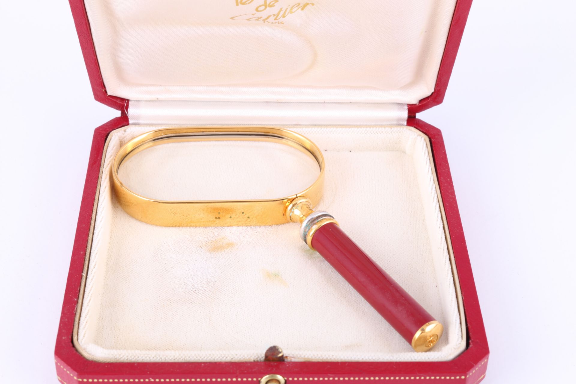 Cartier Trinity Leselupe, magnifying glass loupe,