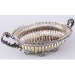 Italien 800 Silber große Jardiniere, large italian 800 silver handled bowl art nouveau,