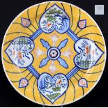 Niederlande 18. / 19. Jahrhundert große Platte, large wall plate 18th / 19th century,