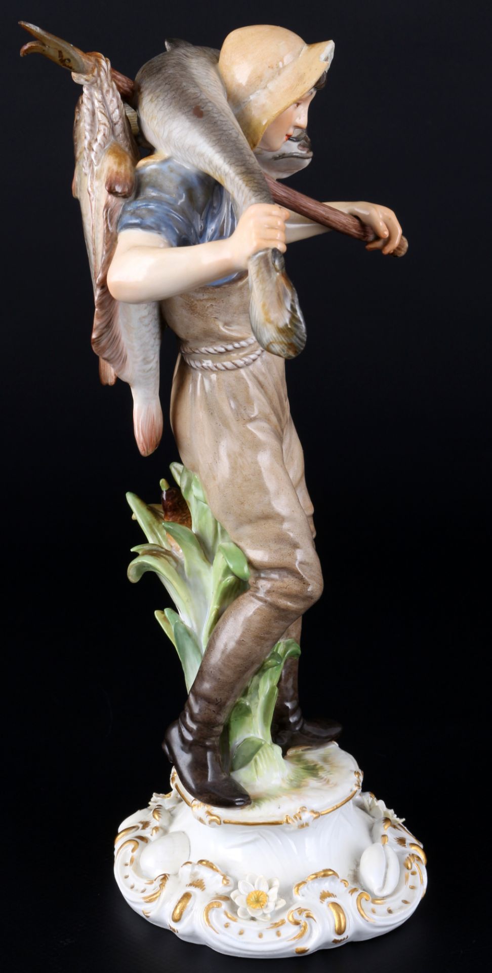 Meissen Fischer 1.Wahl, 1860 - 1924, fisherman 1st choice, - Image 4 of 8