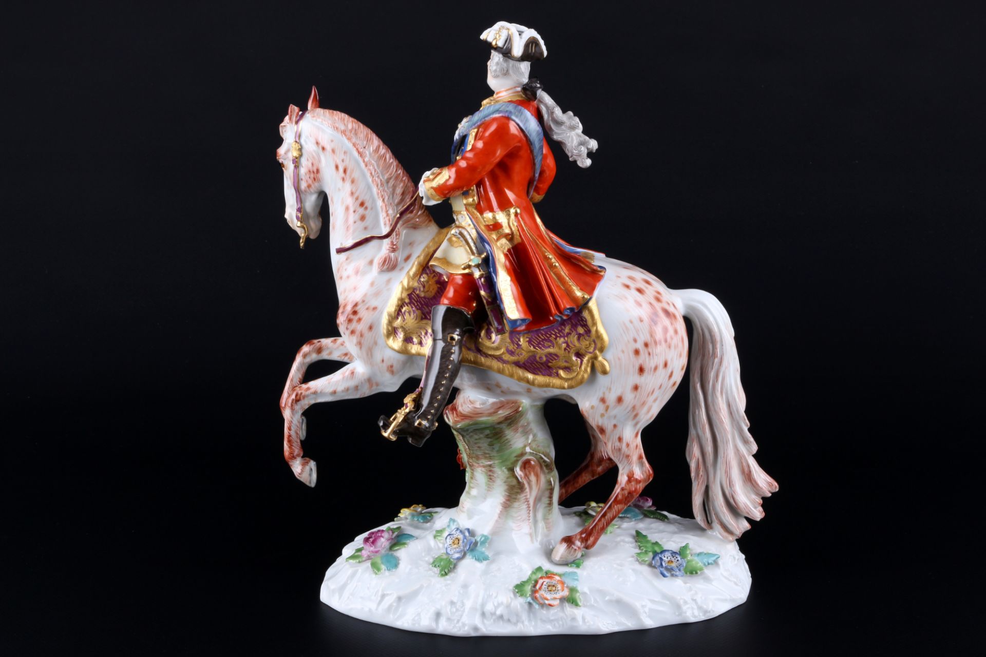 Meissen August III. zu Pferd 1.Wahl, August III. on a horse 1st choice, - Image 3 of 7