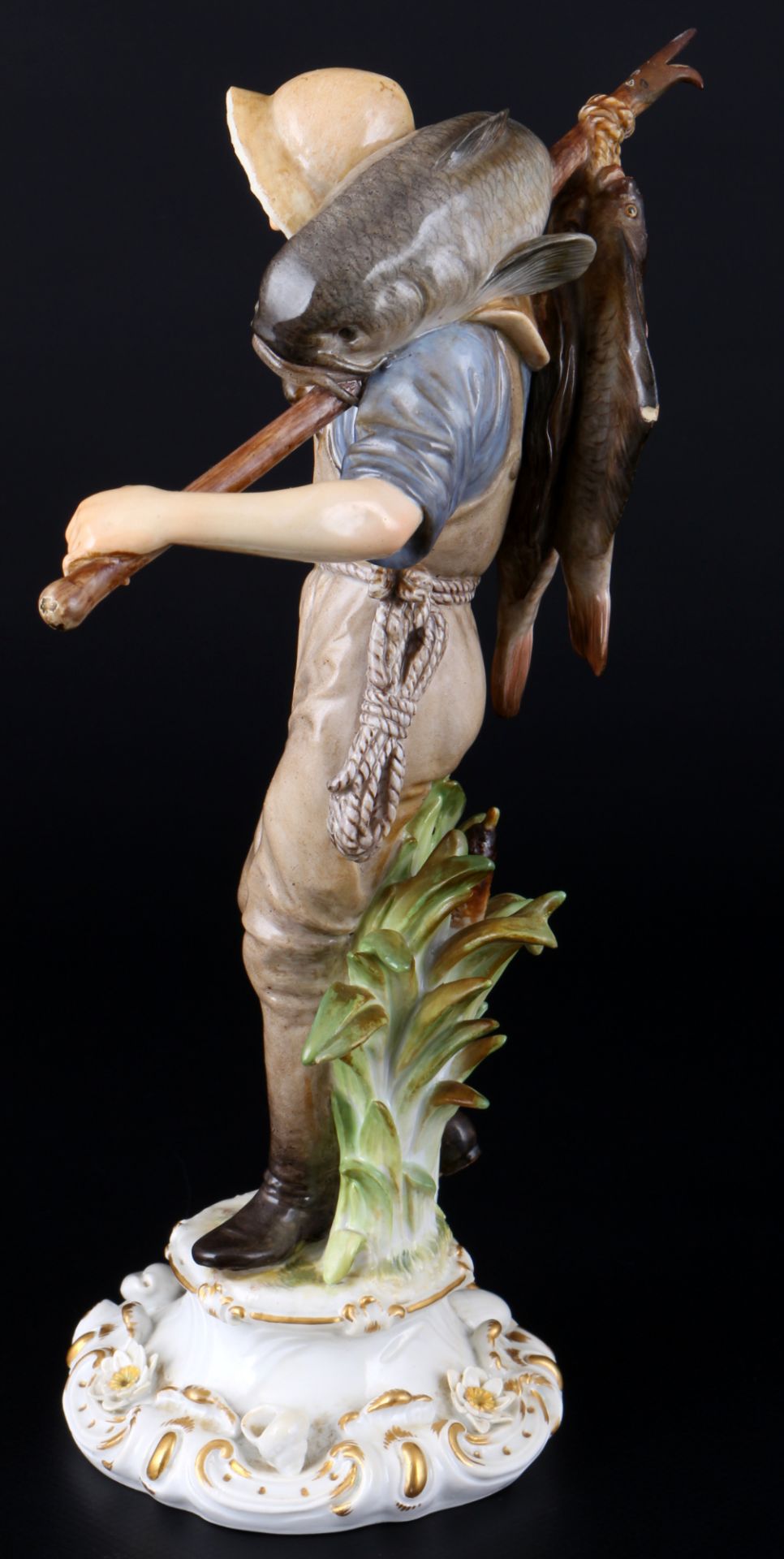 Meissen Fischer 1.Wahl, 1860 - 1924, fisherman 1st choice, - Image 2 of 8