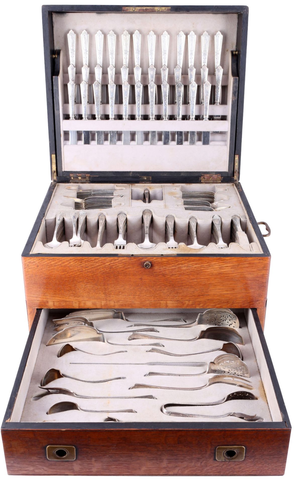 Gorham 925 Silber umfangreiches Besteck 1920/1930, extensive sterling silver cutlery set,