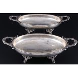 Silber 2 Henkelschalen, silver 2 handled bowls,