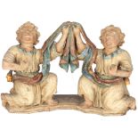 Große Barock Figurengruppe 17./18. Jahrhundert, baroque group of figures 17./18. century,