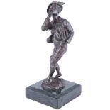 Rudolf Kaesbach (1873-1955) Bronze rauchender Bub, smoking lad,