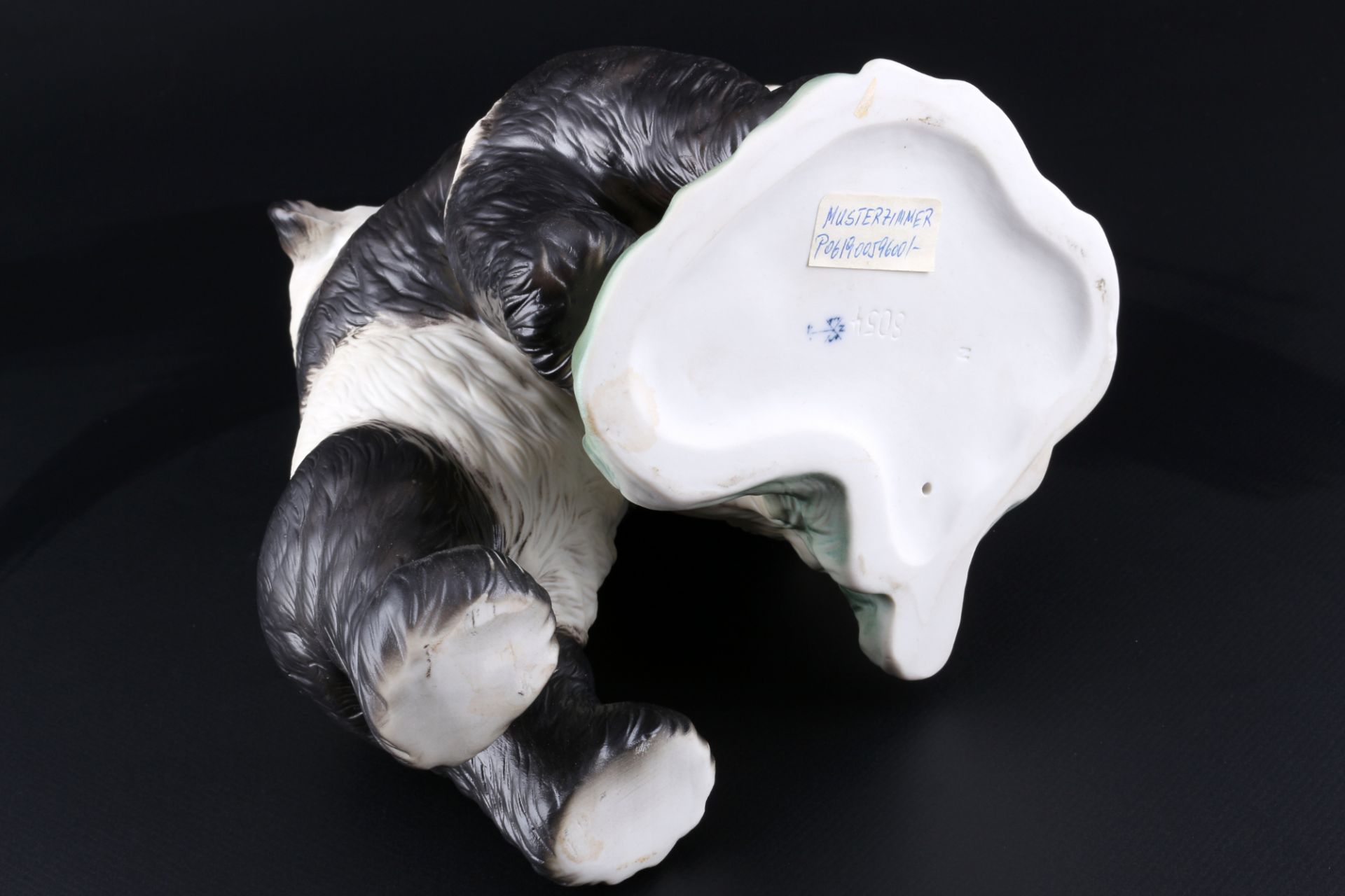 Karl Ens Panda Figurengruppe, Volkstedt, porcelain group of panda cups, - Image 3 of 3