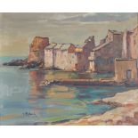 C. P. Bach (XX) Erbalunga Küstendorf von Cap Corse, coastal village,