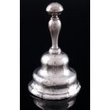 Niederlande 833 Silber Glocke, 19. Jahrhundert, dutch silver bell 19th century,