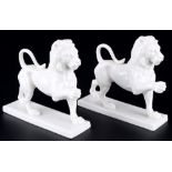 Hutschenreuther 2 Löwen - Sachtleben, 2 Lion figures Limited Edition,