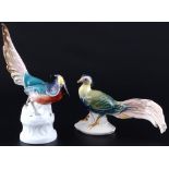 Karl Ens 2 Fasanen, Volkstedt, porcelain pheasants,