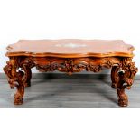Couchtisch im Barockstil, Baroque style coffee table,