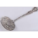 Niederlande 875 Silber Kelle, 19. Jahrhundert, dutch silver ladle 19th century,