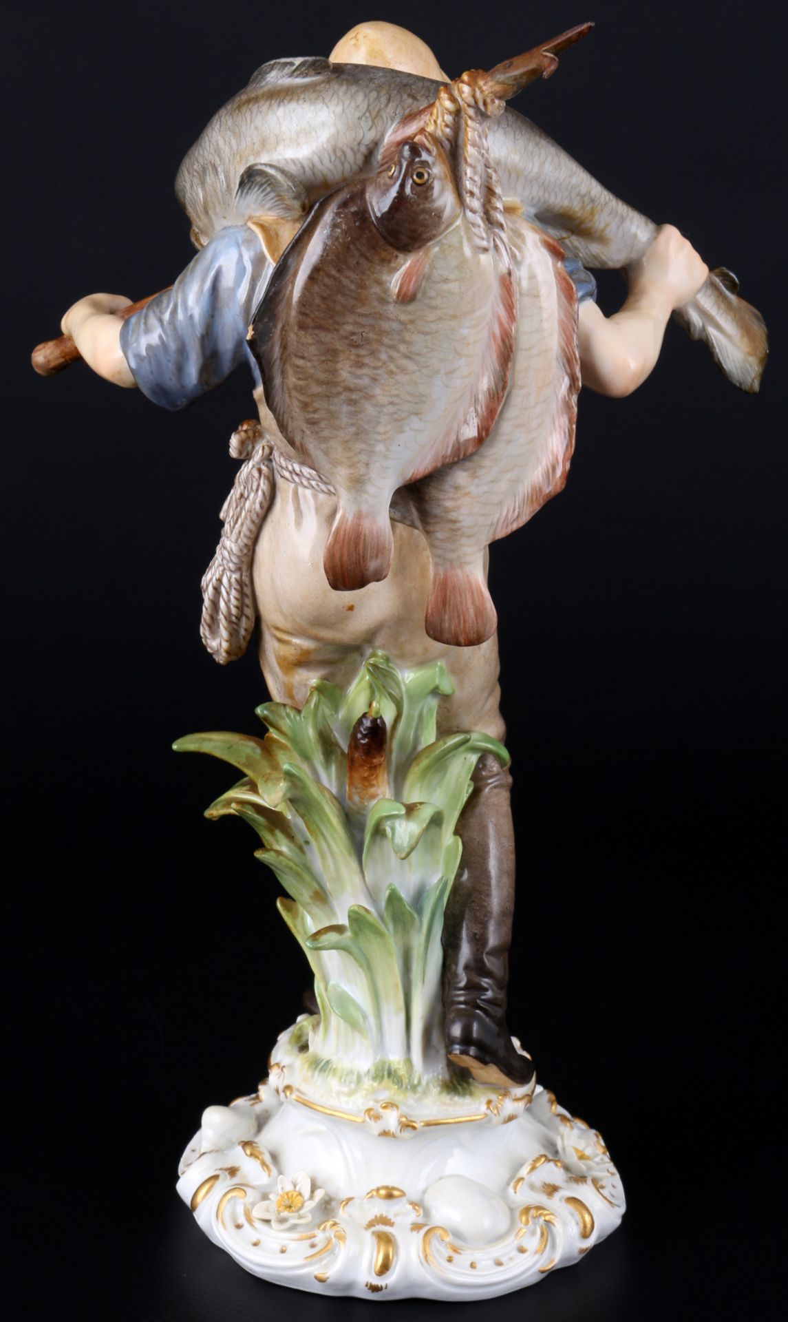 Meissen Fischer 1.Wahl, 1860 - 1924, fisherman 1st choice, - Image 3 of 8