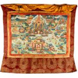 Buddhismus Thangka Leben des Buddha Shakyamuni, buddhism Thangka Life of Buddha Shakyamuni,