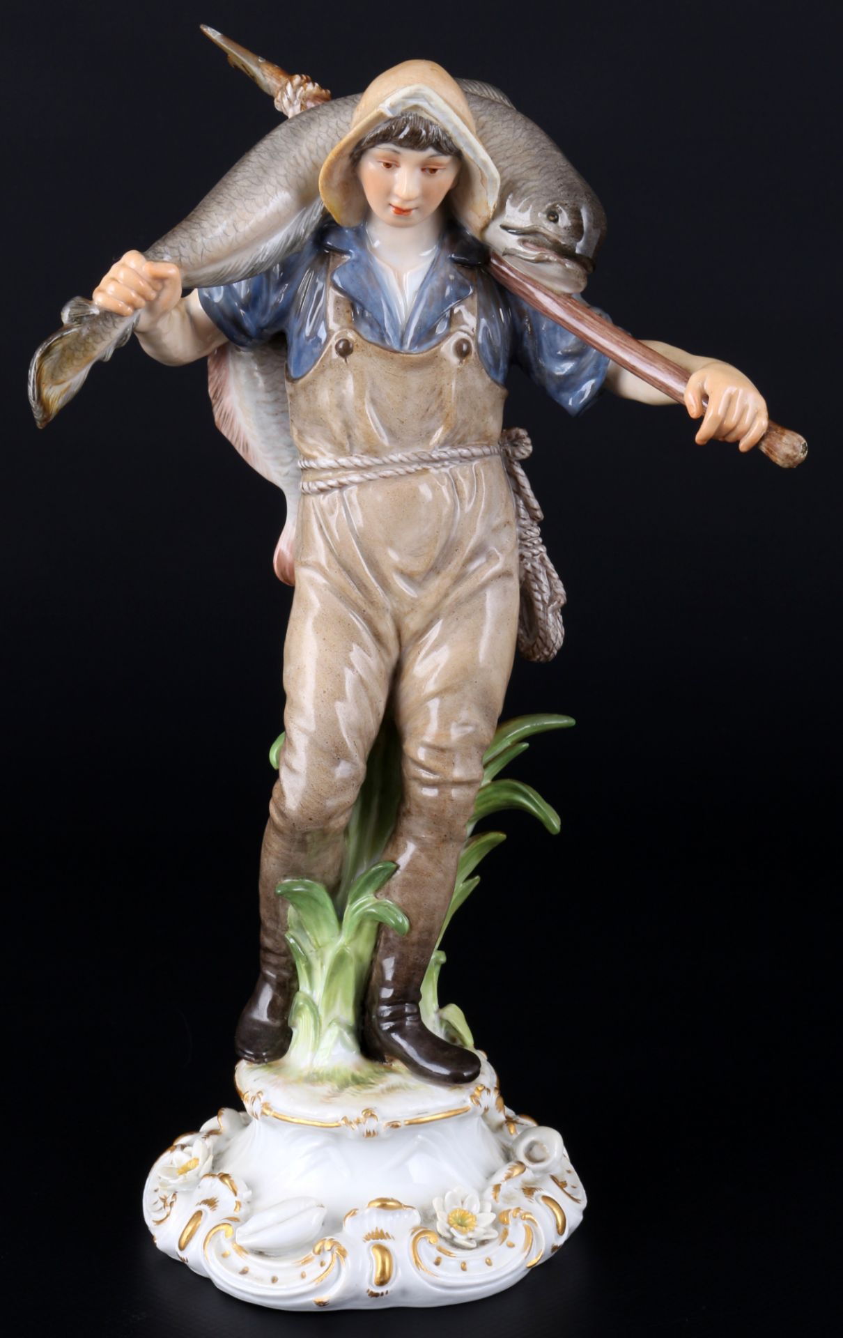 Meissen Fischer 1.Wahl, 1860 - 1924, fisherman 1st choice,