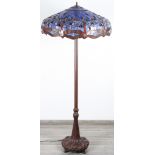 Große Stehlampe im Tiffany-Stil, large Tiffany style floor lamp,