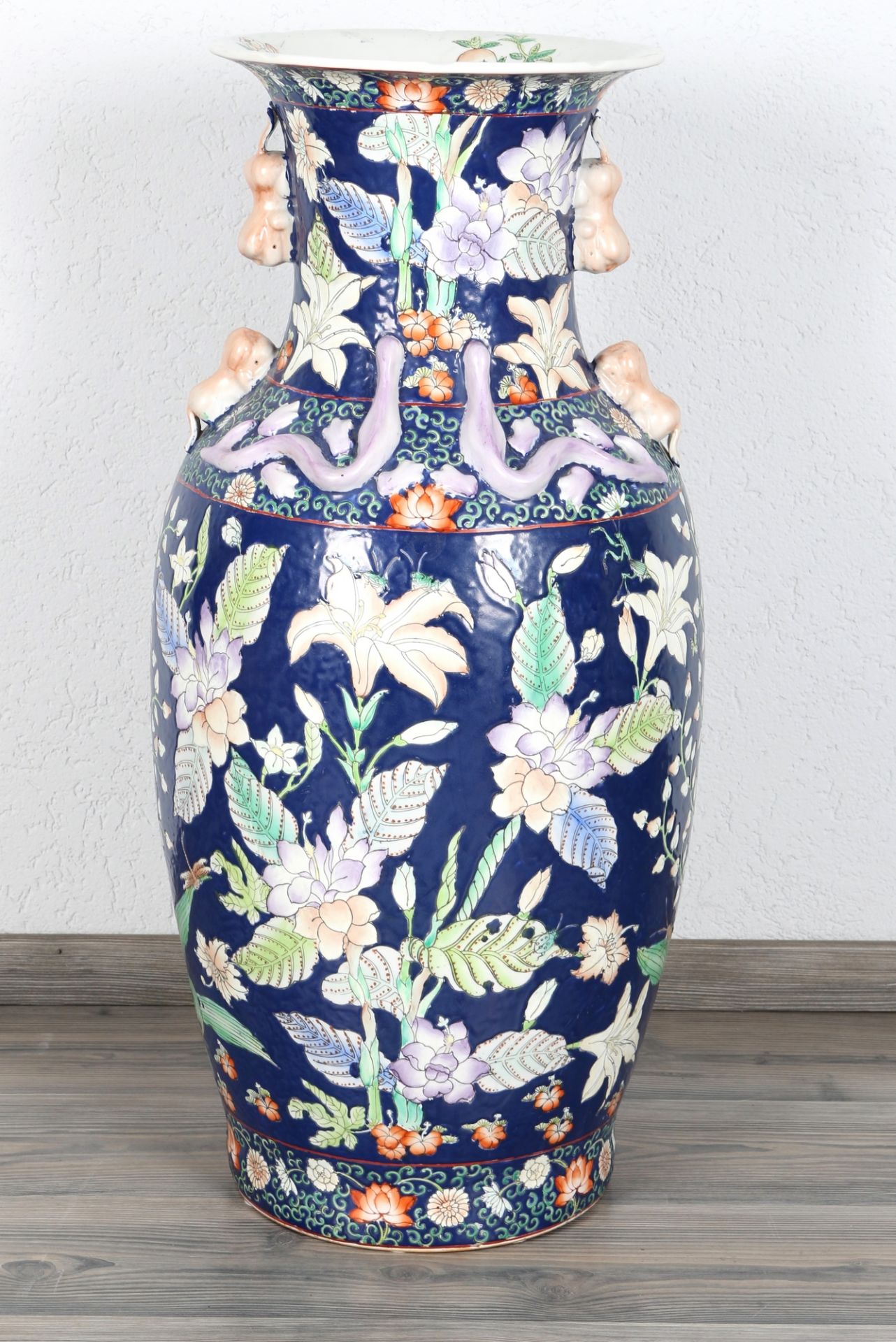 China übergroße Bodenvase, huge chinese floor vase, - Bild 2 aus 8