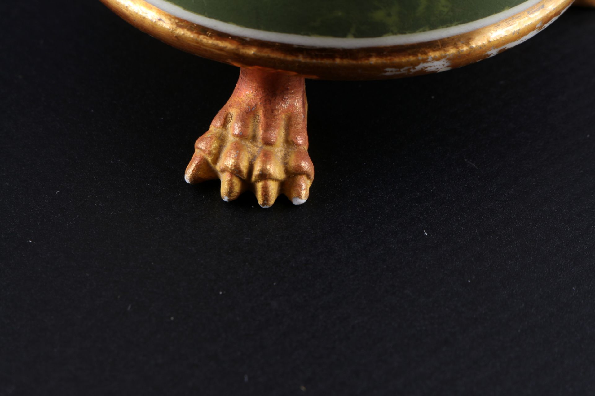 Frankreich Empire Tatzen-Prunktasse 19. Jahrhundert, France splendor cup with paws 19th century, - Bild 6 aus 7