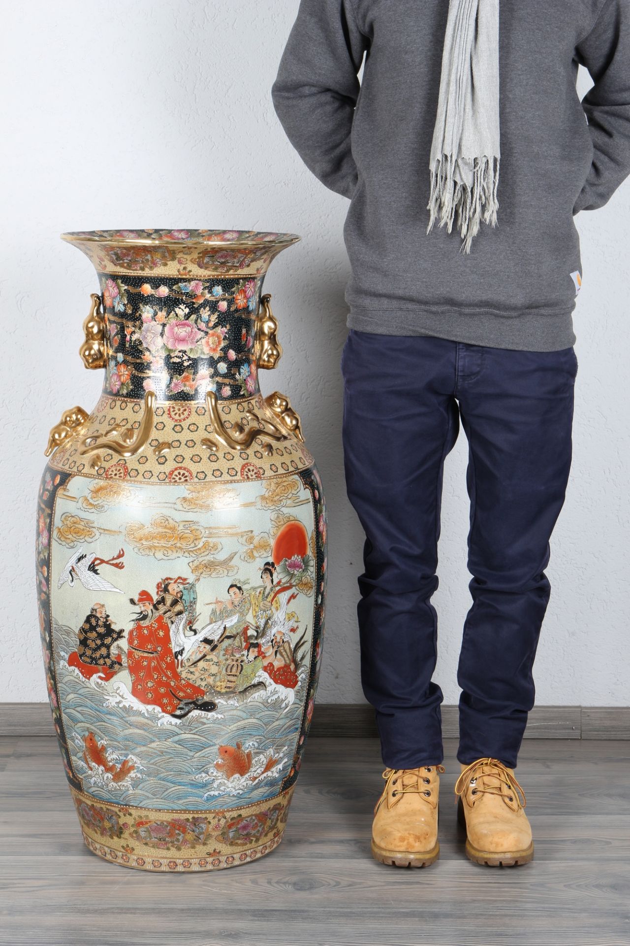 China übergroße Bodenvase, huge chinese floor vase,