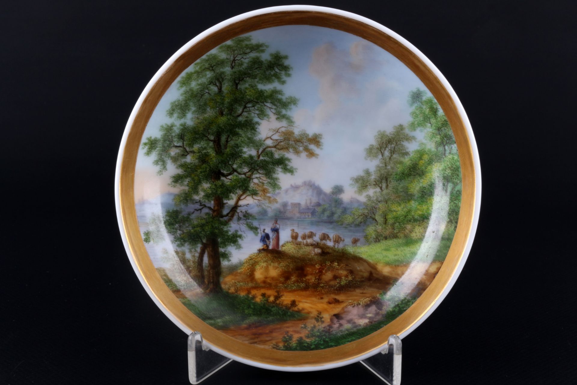 2 Ansichtentassen 19. Jahrhundert, collection cups 19th century,  - Bild 6 aus 9
