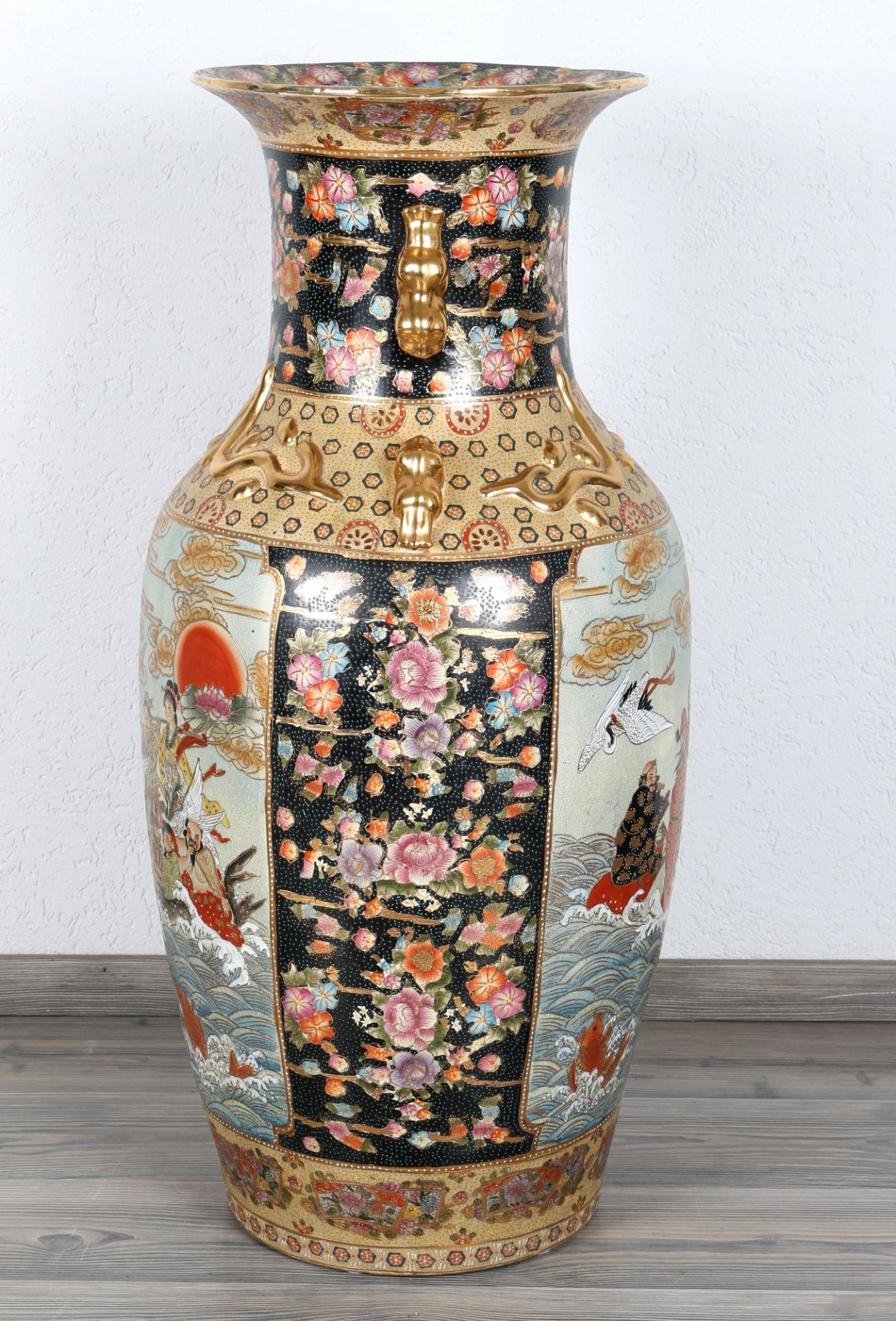 China übergroße Bodenvase, huge chinese floor vase, - Bild 3 aus 7