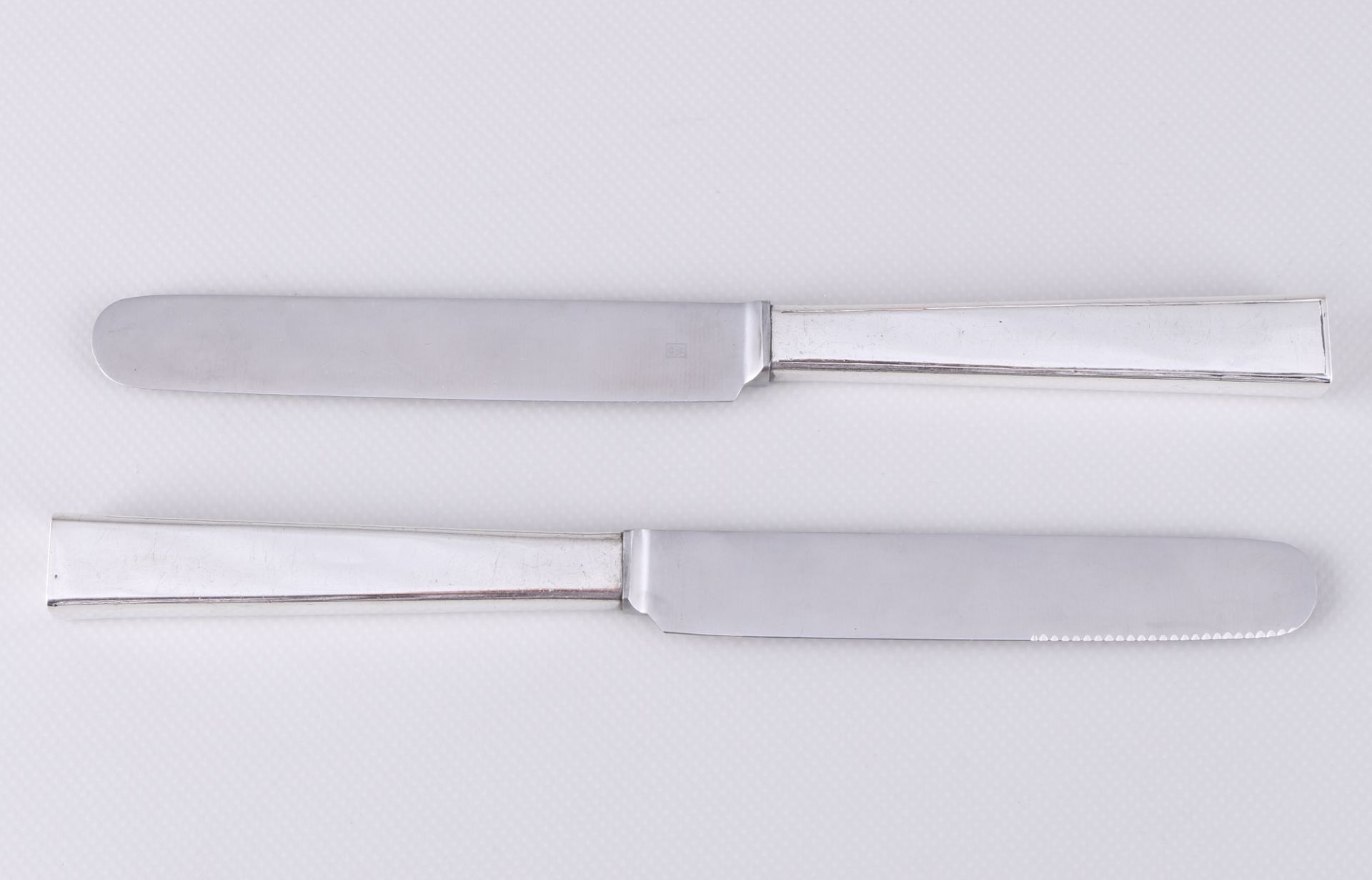 Ferdinand R. Wilm 925 Silber 6 Tafelmesser, sterling silver knives, - Bild 2 aus 3