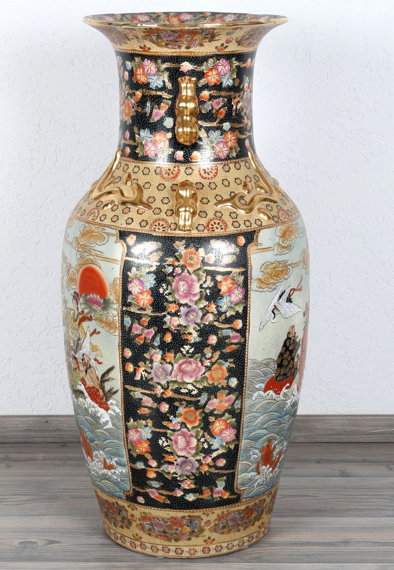 China übergroße Bodenvase, huge chinese floor vase, - Bild 5 aus 7