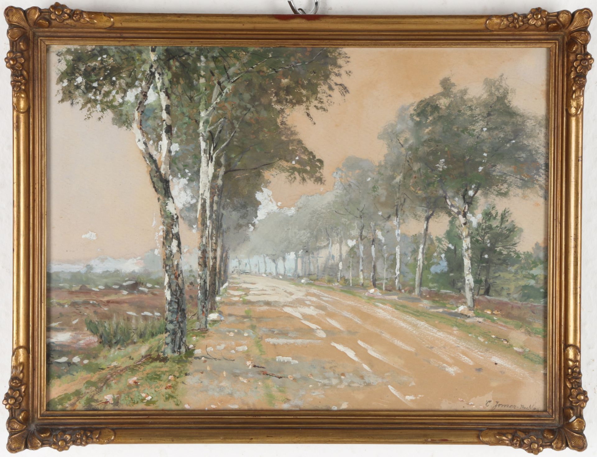 Carl Irmer (1834-1900) Allee, avenue,  - Bild 2 aus 3