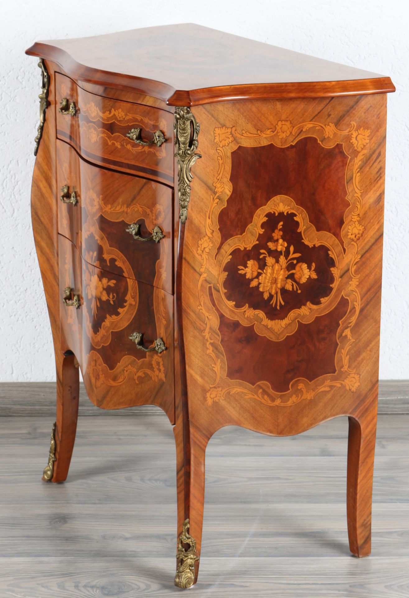 Kommode im Barockstil, 
baroque style chest of drawers, - Bild 4 aus 5