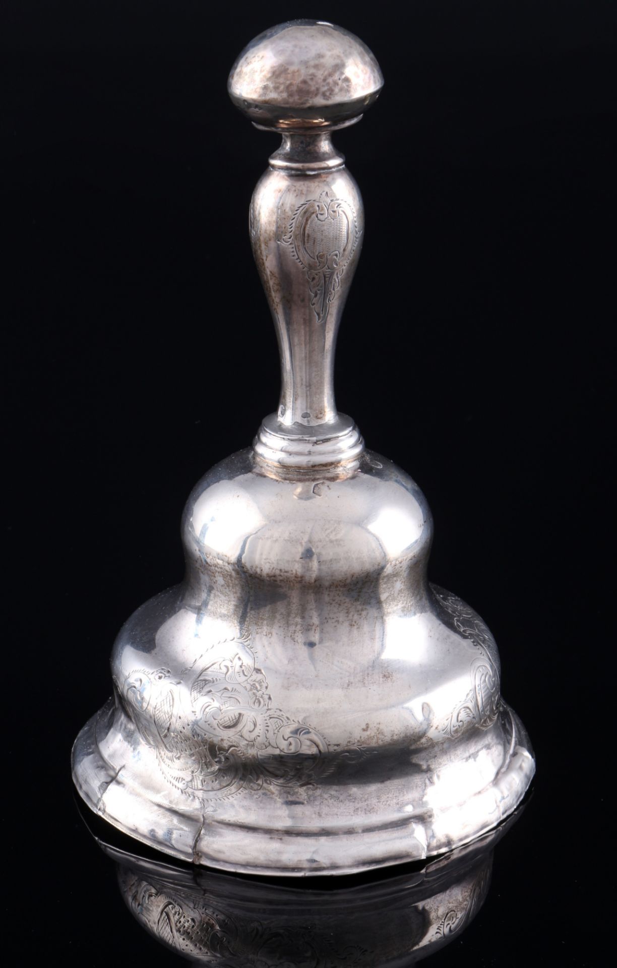 Niederlande 833 Silber Glocke, 19. Jahrhundert, dutch silver bell 19th century,