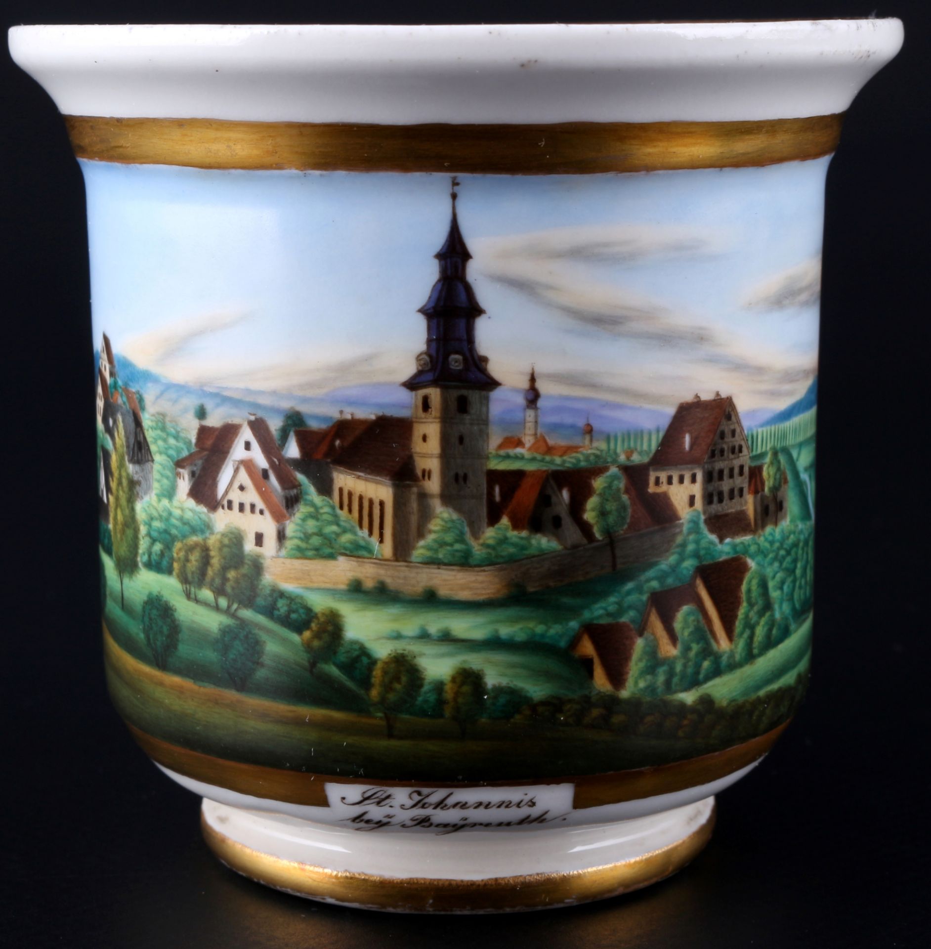 2 Ansichtentassen 19. Jahrhundert, collection cups 19th century,  - Bild 3 aus 9