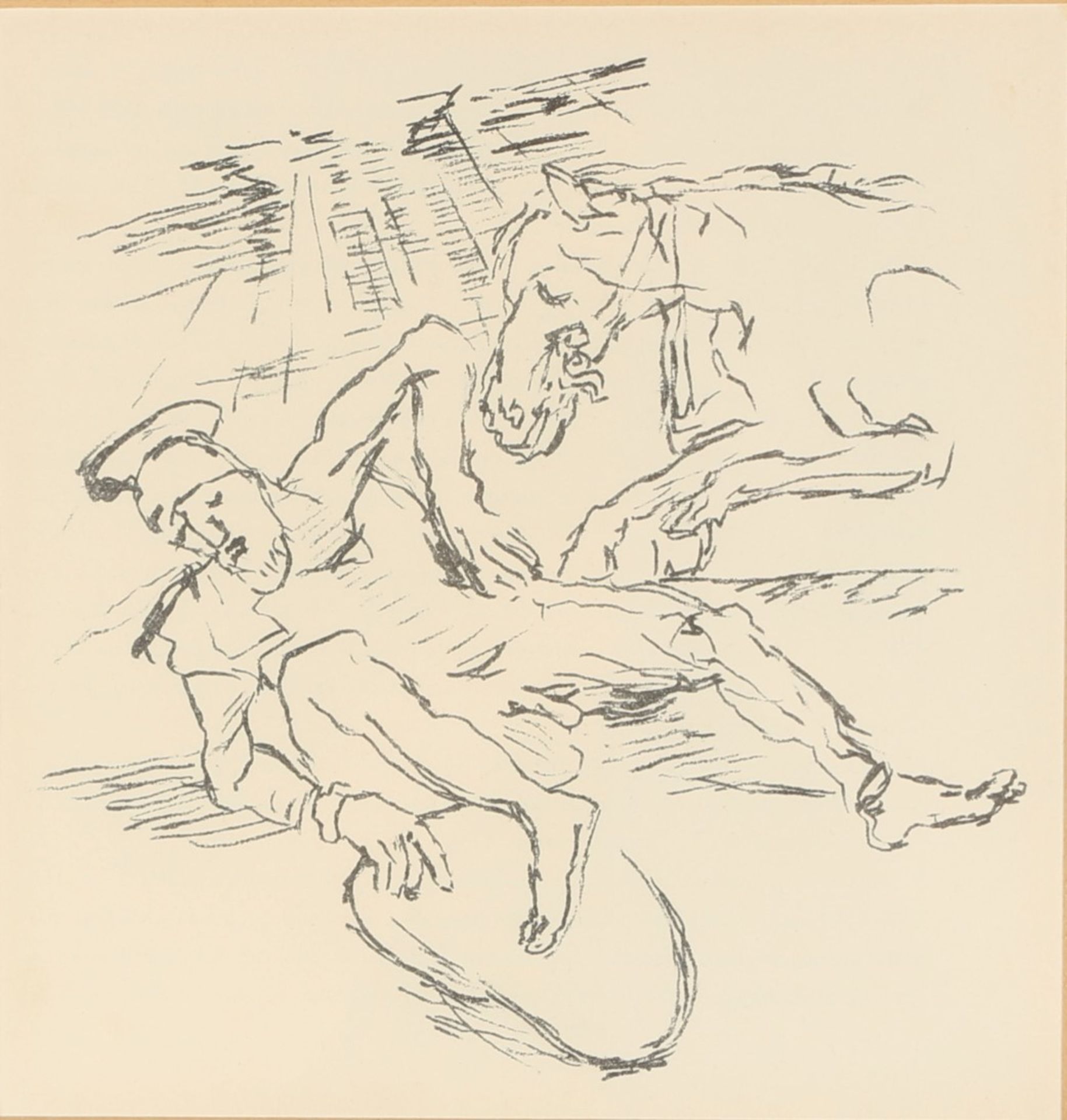 Oskar Kokoschka (1886-1980) Original-Lithografie aus Ann Eliza Reed von 1952, 
Original lithograpyh 