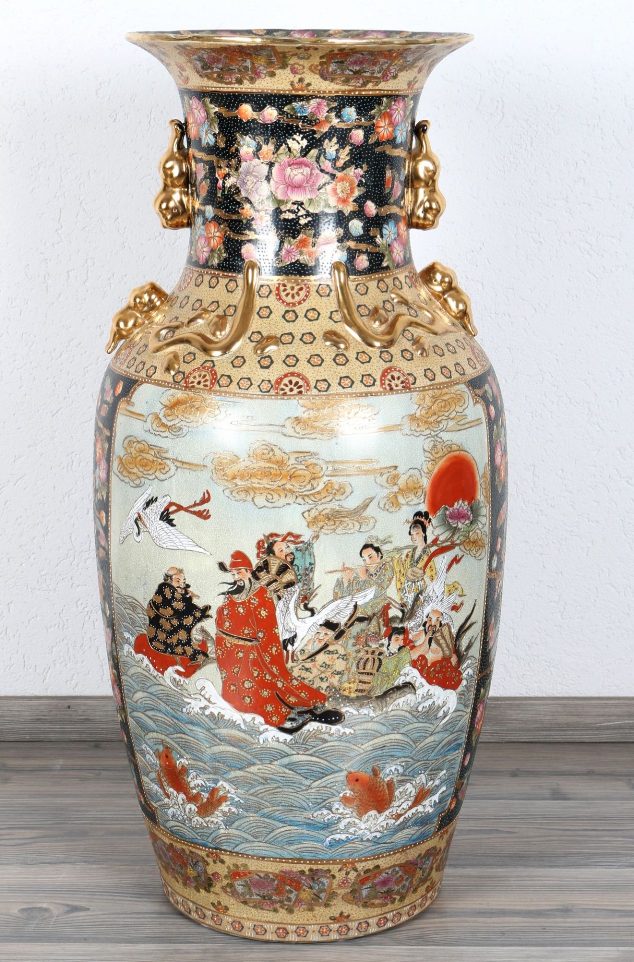 China übergroße Bodenvase, huge chinese floor vase, - Bild 4 aus 7