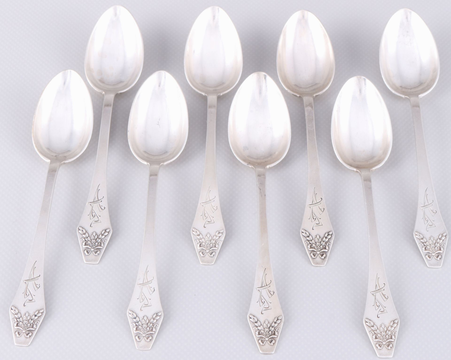 Lettland/Russland 875 Silber 12 Kaffeelöffel, latvian/russian silver coffee spoons,