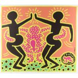 Keith Haring (1958-1990) Fertility No. 4, large screen print,