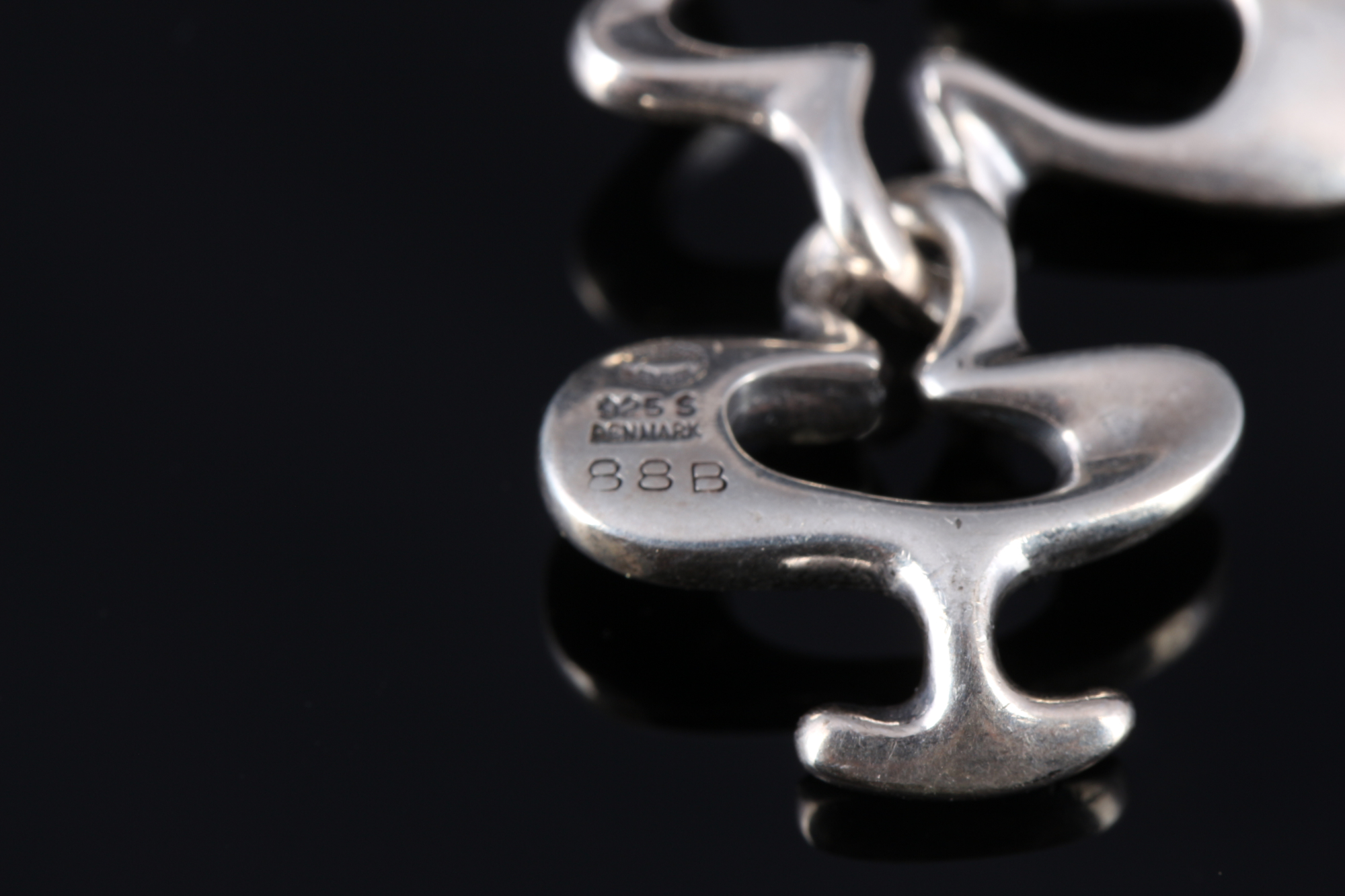 Georg Jensen Splash 925 Silber Armband No. 88B, sterling silver bracelet, - Image 4 of 4