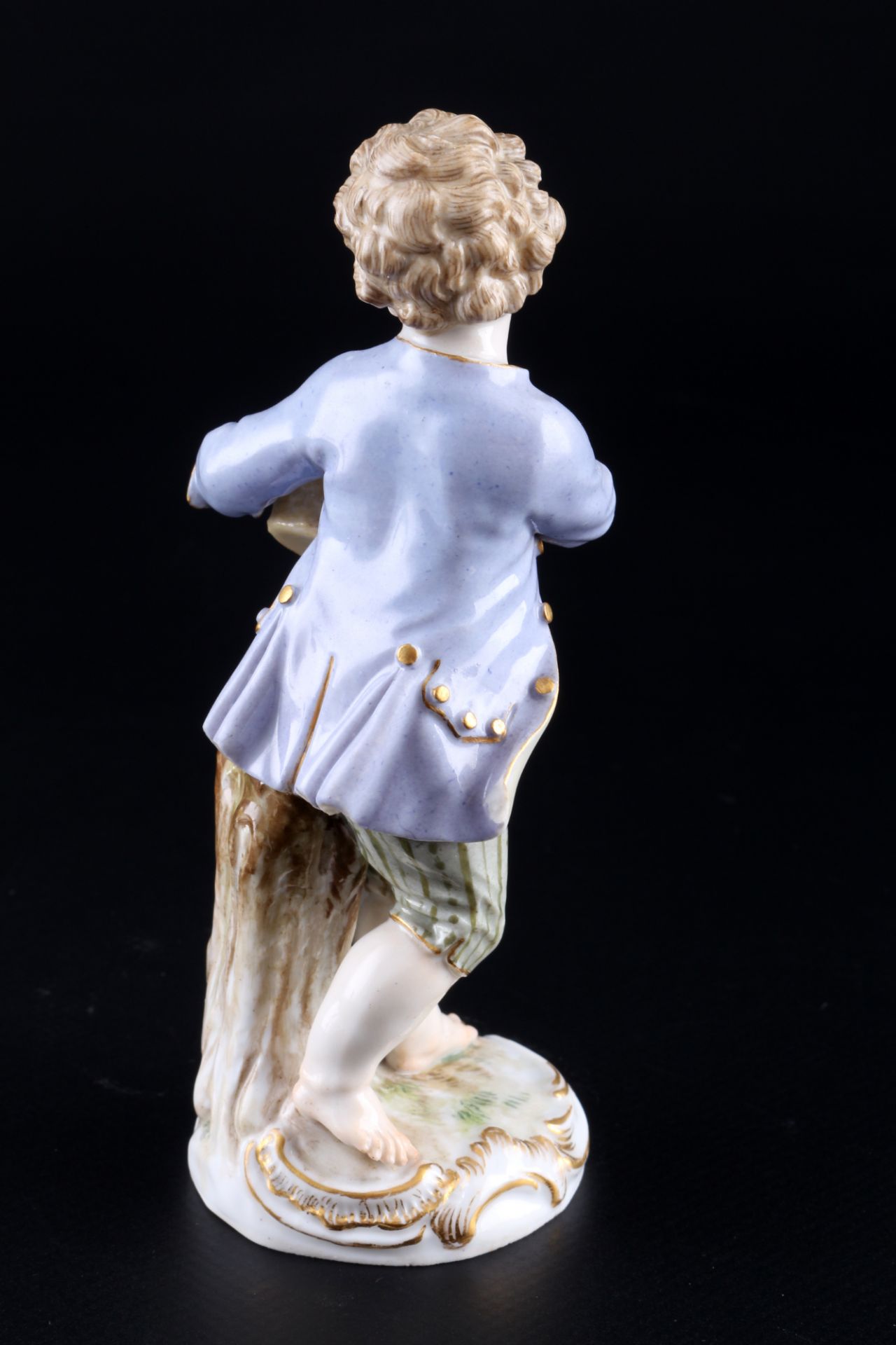 Meissen Gärtnerkind mit Blumenkorb 1.Wahl, Knaufmarke 1860-1924, gardeners child with flower basket - Image 7 of 11