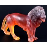 Daum France Löwe "Grand Lion", crystal lion,
