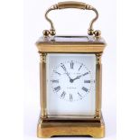 Reiseuhr England Elliott & Son London, Offiziersuhr, brass carriage clock,