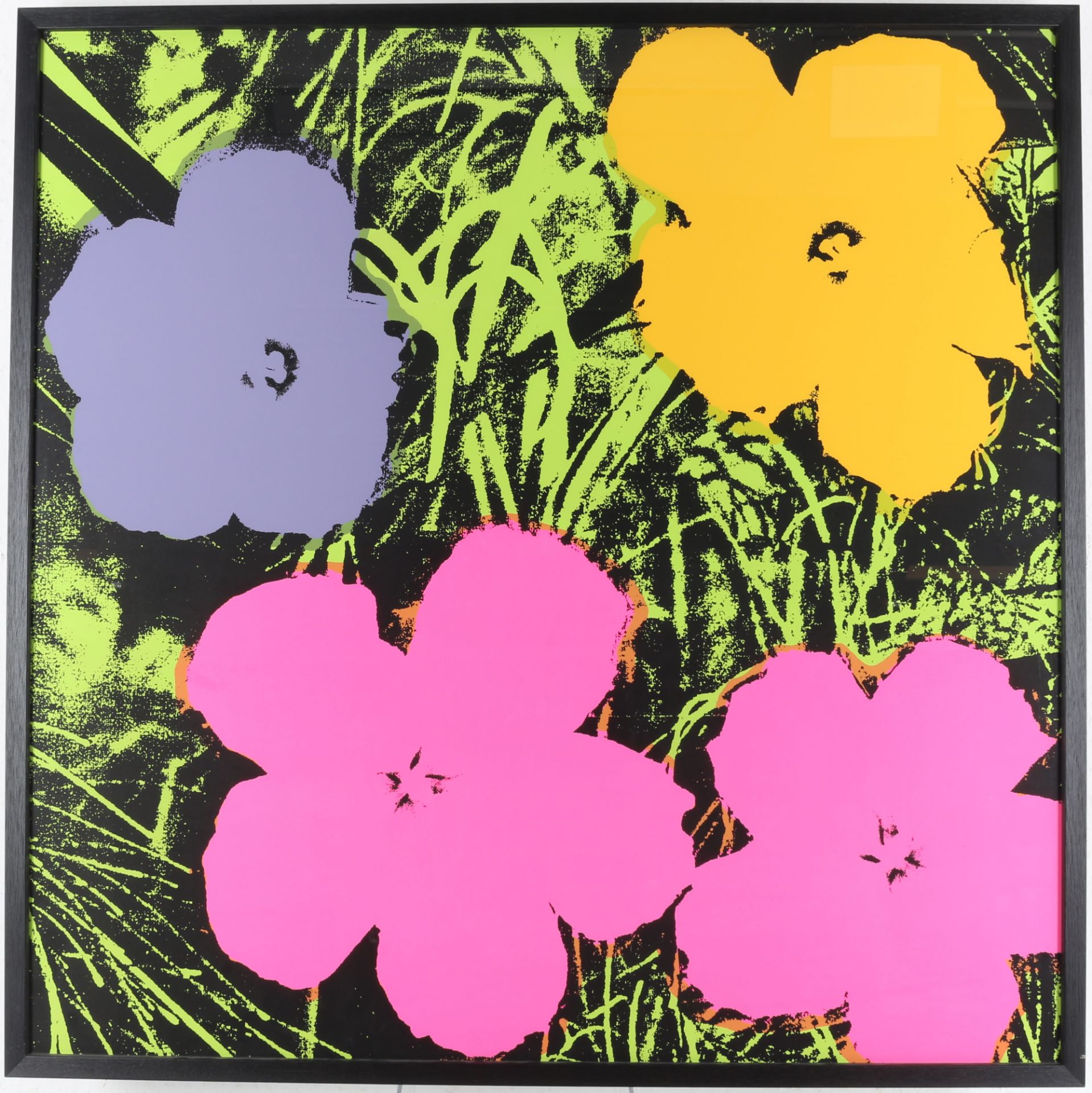 Andy Warhol (1928-1987) Blumen - Sunday B. Morning Edition, large screen print, - Image 2 of 2