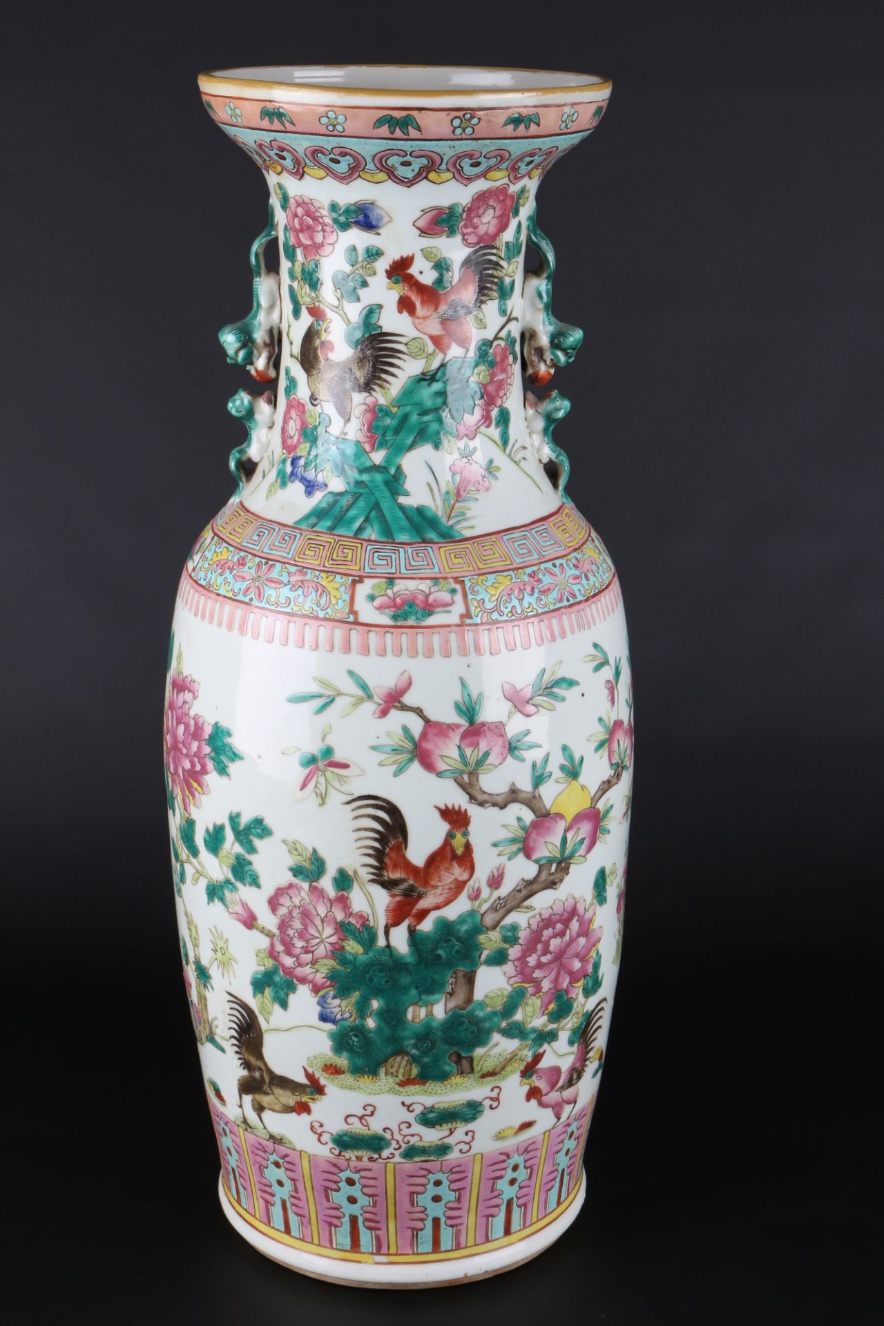 China große Vase Qing Dynastie, large chinese vase qing dynasty, - Image 3 of 5
